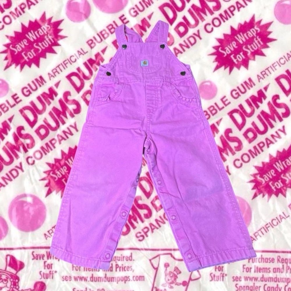 Pink carhartt Kids Overalls